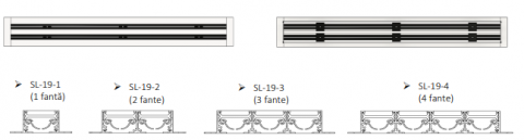 Difuzor Liniar Slot cu Fantă 19 mm - Ventilație Eficientă și Ajustabilă [1]