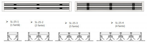 Difuzor Liniar Slot cu Fantă 25 mm | Ventilație pentru Plafon Fals [1]