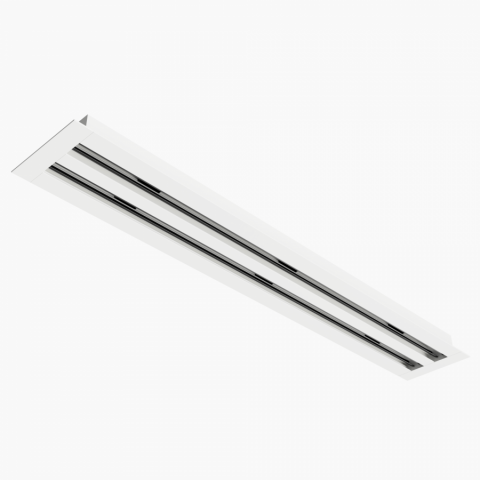 Ventilatie - Difuzor Liniar Slot cu Fantă 25 mm | Ventilație pentru Plafon Fals