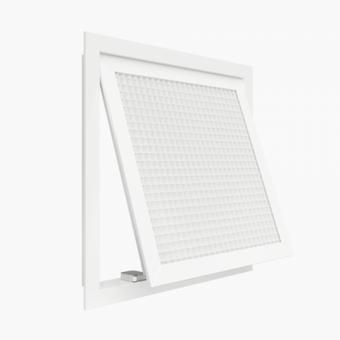 Ventilatie - Grilă Aspirație EGD-0 cu Ușă Acces și Filtru Aer G4 | Evacuare Debit Mare Aer