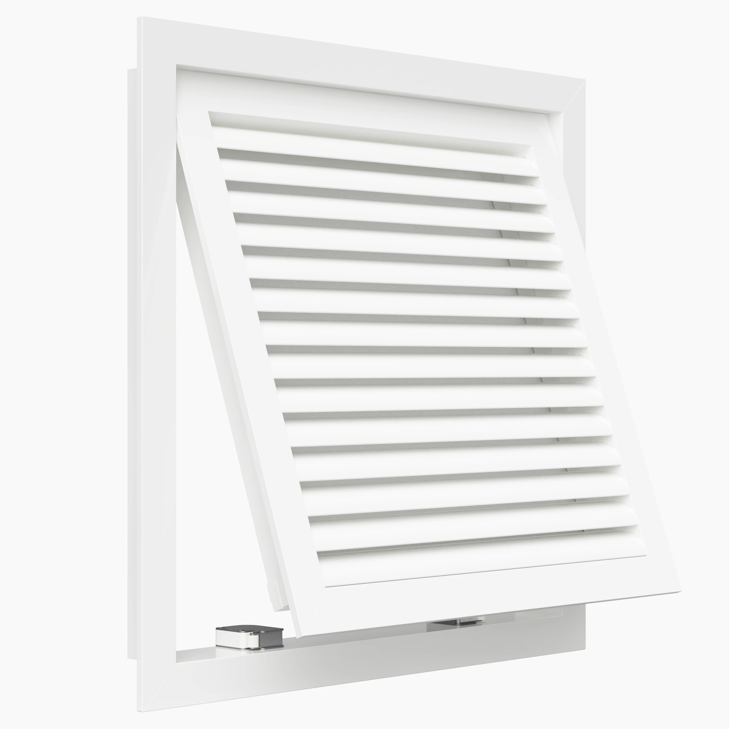 Ventilatie - Grila de aspiratie din aluminiu alb cu usa de acces tip click si filtru G4 model SD-D