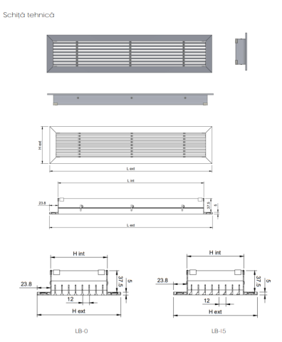 LB-15 Grila liniara decorativa [1]