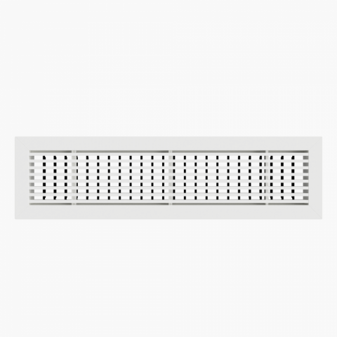 Ventilatie - LBD-15 Grilă liniară decorativă  din aluminiu pentru ventilație - Montaj pe tavan sau perete