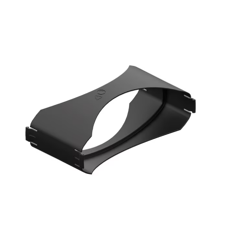Sisteme de ventilație Recuperatoare de Caldura - Mufă conectare orizontală distribuitoare HEATPEX ARIA CONNECT, tehnologie OneClick® ,compatibil cu distribuitoarele pe Ø75-90 [mm], material PP, clasă etanșeitate ATC 1