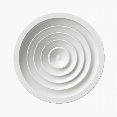 Ventilatie - RCD Anemostat Circular cu Inelte Concentrice - Reglaj Debit Aer