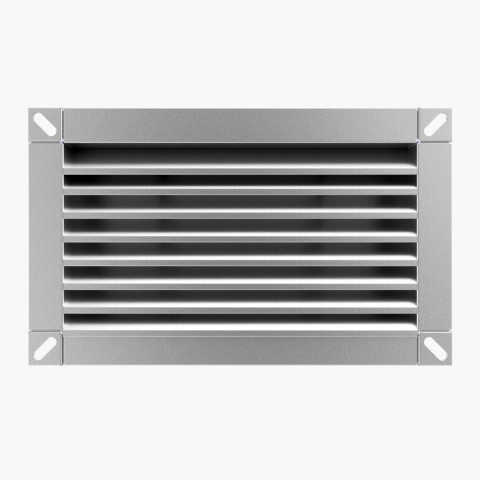 Ventilatie - SD-T  Grilă Aspirație din Oțel Zincat cu Lamele Fixe - Evacuare Aer
