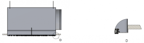 SW-R-24  Difuzor Turbionar 595×595 mm - Placă Pătrată cu Lamele Ajustabile pentru Introducerea și Evacuarea Aerului [4]