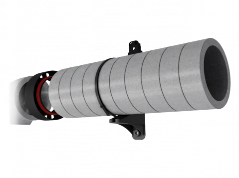 Tubulatură izolată ADURO pentru sisteme de ventilație – diametru D125 [1]
