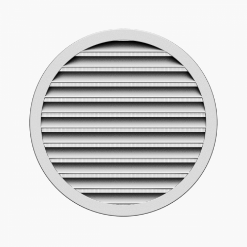 Ventilatie - WPL-R Grilă exterior  cu protecție împotriva intemperiilor și montaj pe fațadă