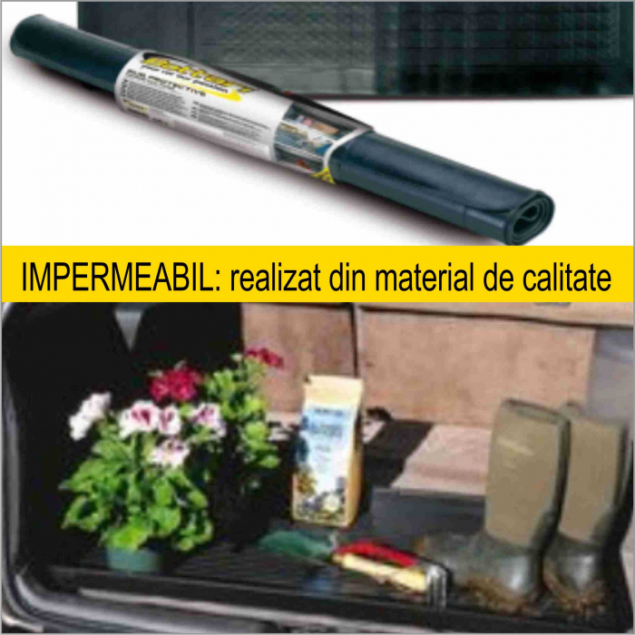 NOU! Covor impermeabil pentru portbagaj decupabil la conturul dorit - marime universala [2]