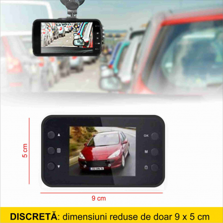 NOU! Camera auto pentru filmare in trafic EasyPix DVR HD - inregistreaza video+audio, functie detectia miscarii + filmare nocturna [2]