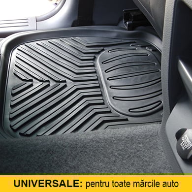 Set complet de 4 covoare auto tip tavita, cu margini inalte, impermeabile - marime universala [1]