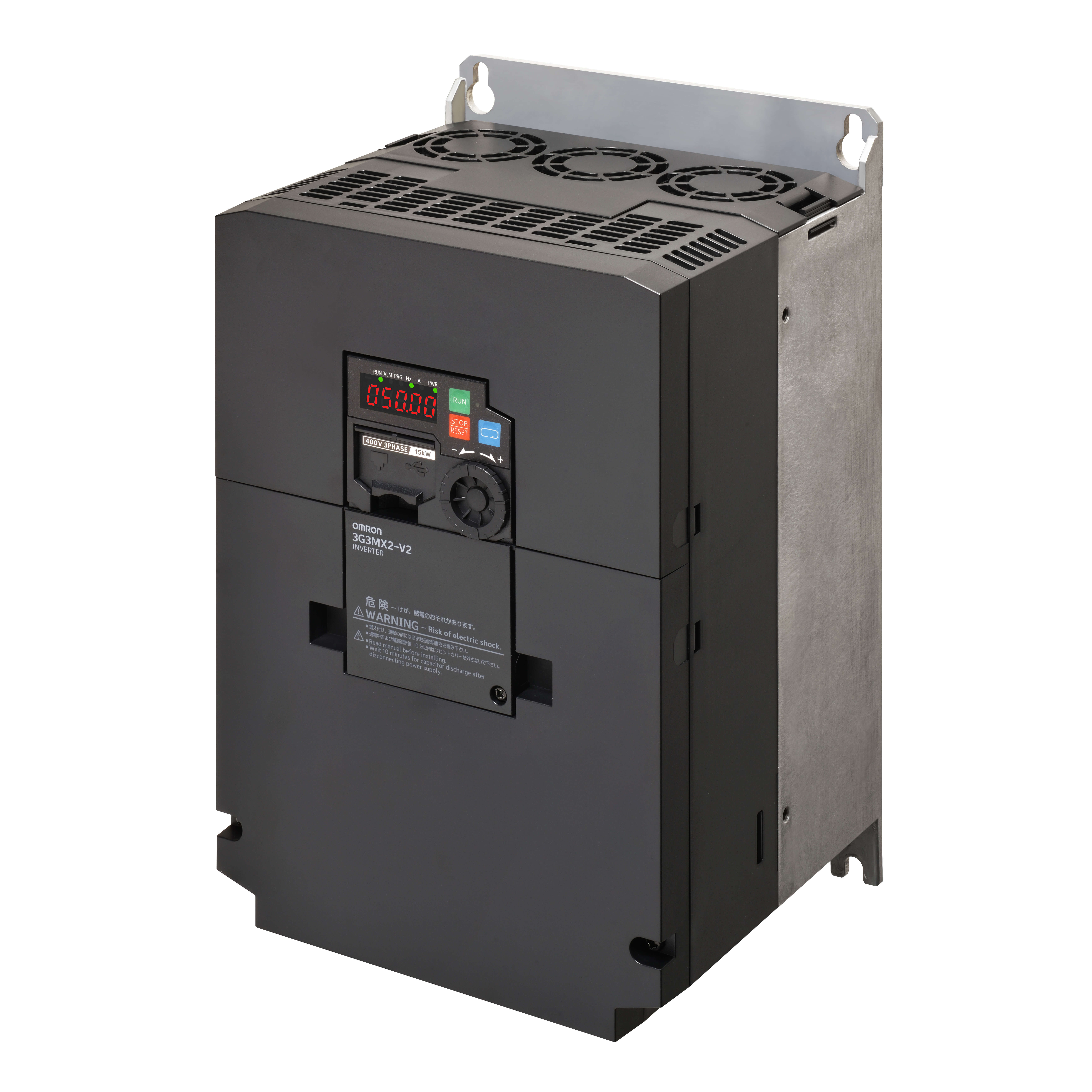 Convertizor de frecventa MX2-EV2, 15/18.5 kW (ND/LD), 31.0/38.0 A (ND/LD), 400 VAC, 3~ intrare, control vectorial [1]