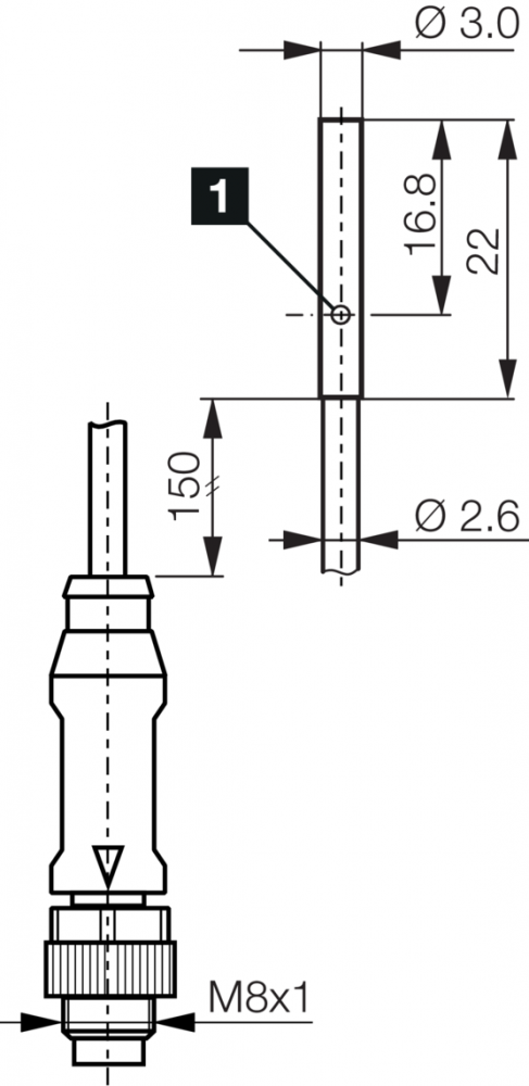 200357, DCC 3.0 V 1.0 PSK-K-TSL, Senzor inductiv de proximitate [2]