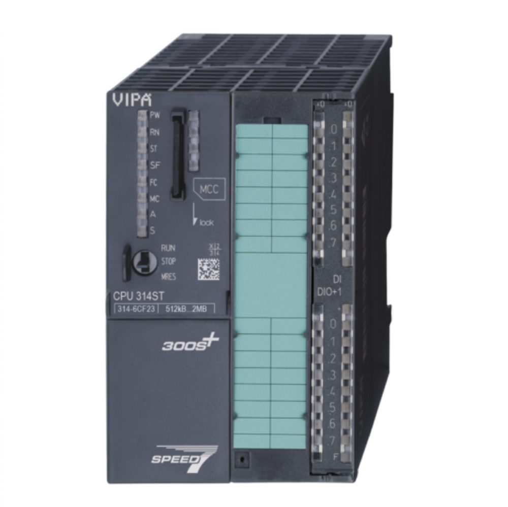 314-6CF23, CPU314ST/DPM STEP7 programabil, clasa C, SPEED7, 8DI, 8DIO, 4AI, 2AO, 1 AI, 512kB [1]