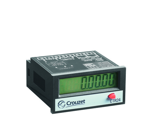 87622070, Contor electronic de impulsuri CTR24, 48 x 24 mm, display LCD, 8 cifre, intrare tensiune, baterie, montare pe panou [1]