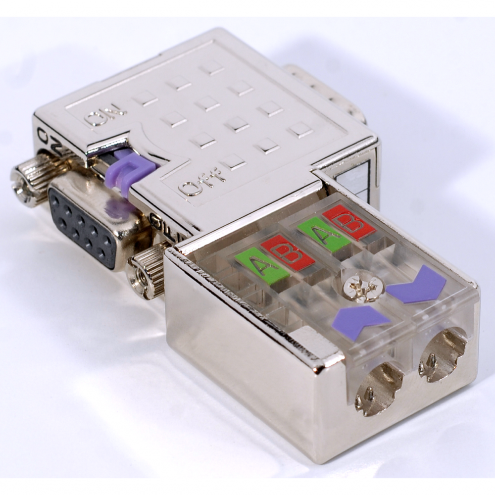 972-0DP01, Conector PROFIBUS - 90 de grade [1]