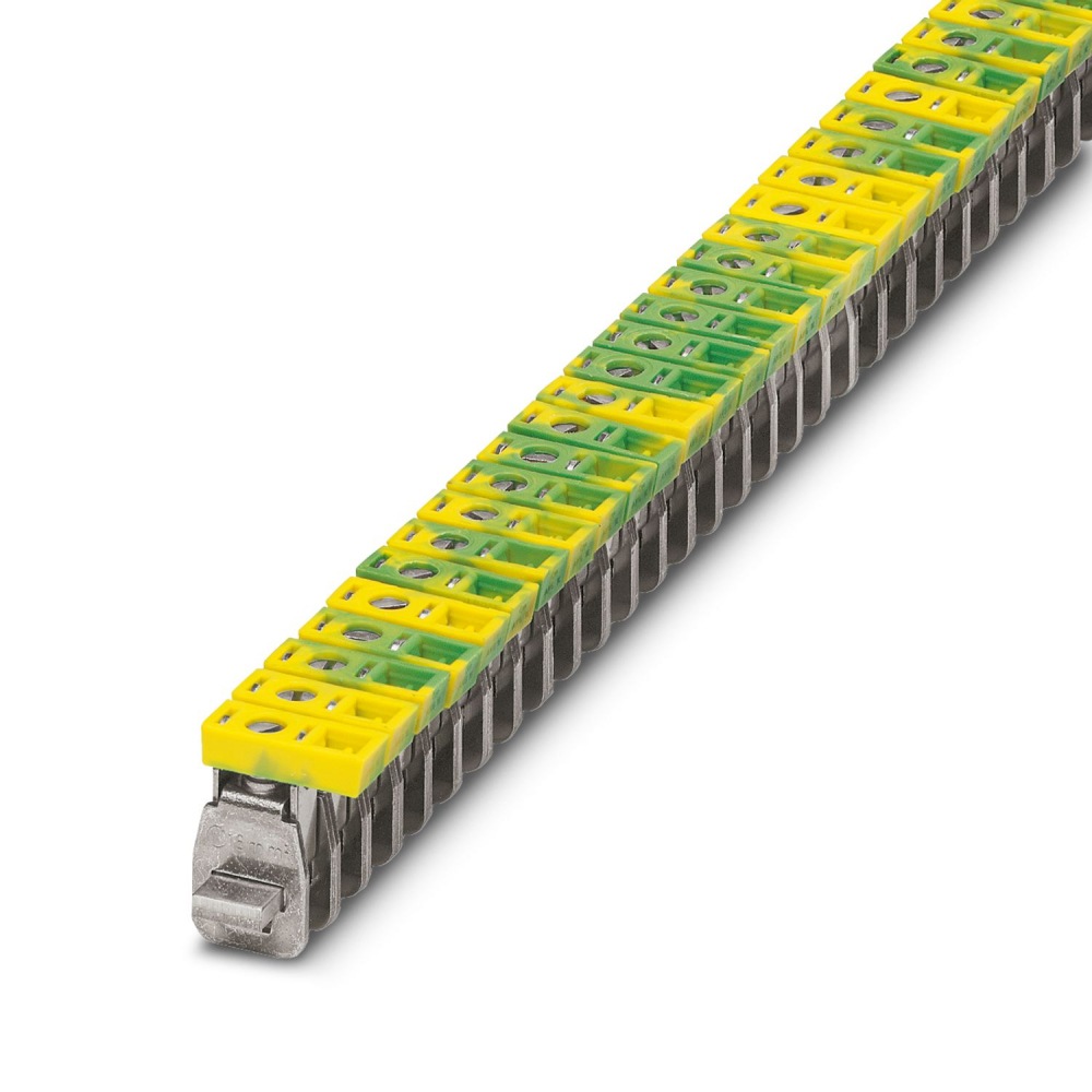 AKG 16 GNYE, Bloc terminal de conectare, tensiune nominală: 300 V, curent nominal: 76 A, verde-galben [1]