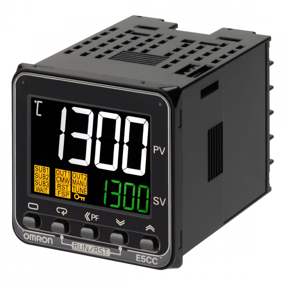 Controler temperatura1/16 DIN (48x48 mm), 0/4-20 mA  iesire curent, 3 AUX, 4 intrari de eveniment, 24 VAC/DC [1]