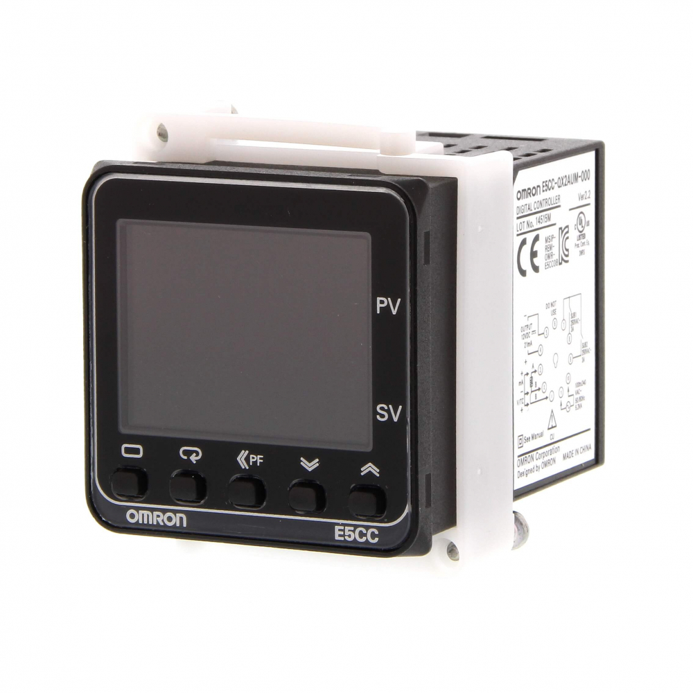 Controler temperatura PRO, 1/16 DIN (48 x 48 mm), tip inserabil, 2 AUX, releu SPDT., 100-240 VAC [1]