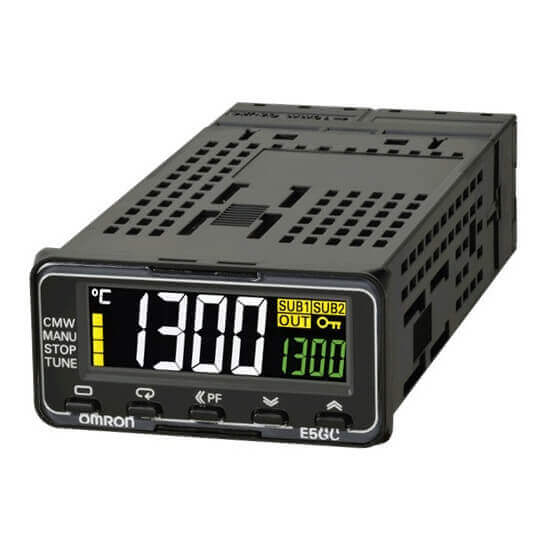 Controler temperatura PRO,1/32 DIN (24x48mm), fara suruburi,2 AUX,1 x 12 VDC iesire, 24V AC/DC [1]
