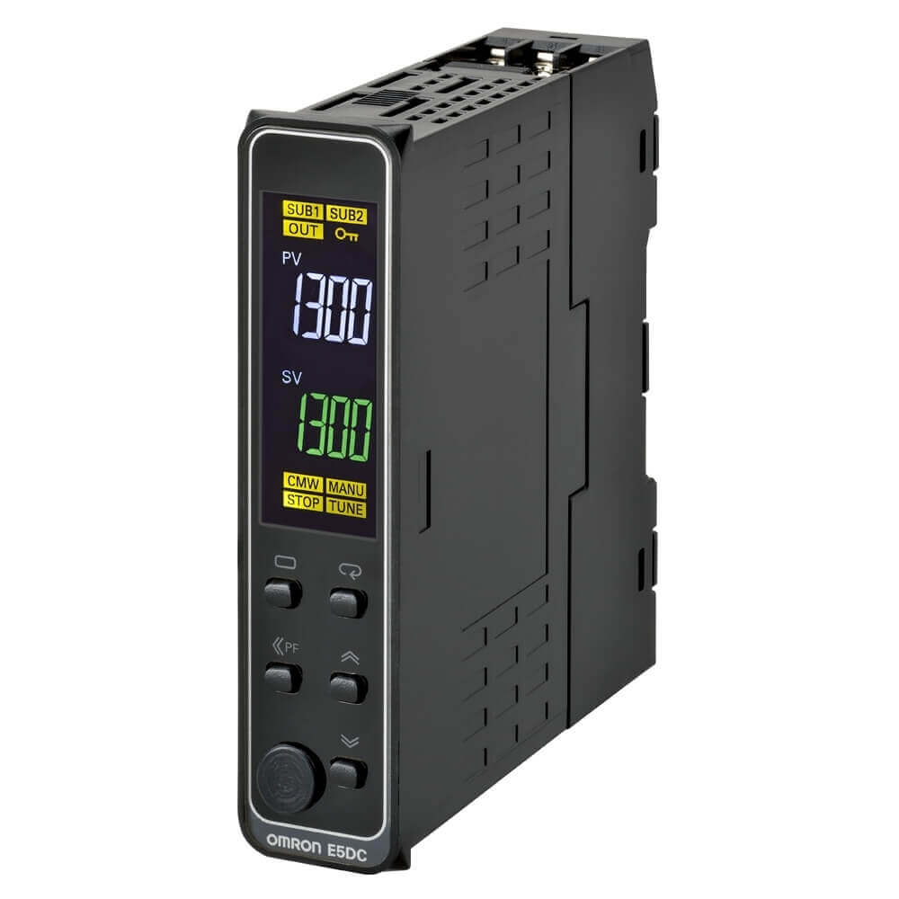 Controler temperatura PRO, sina DIN  22,5mm, Uni. I/P,1 x 12 VDC  iesire,2 AUX,RS-485, alarma pentru defectiune SSR, fara capac,24VAC/DC [1]