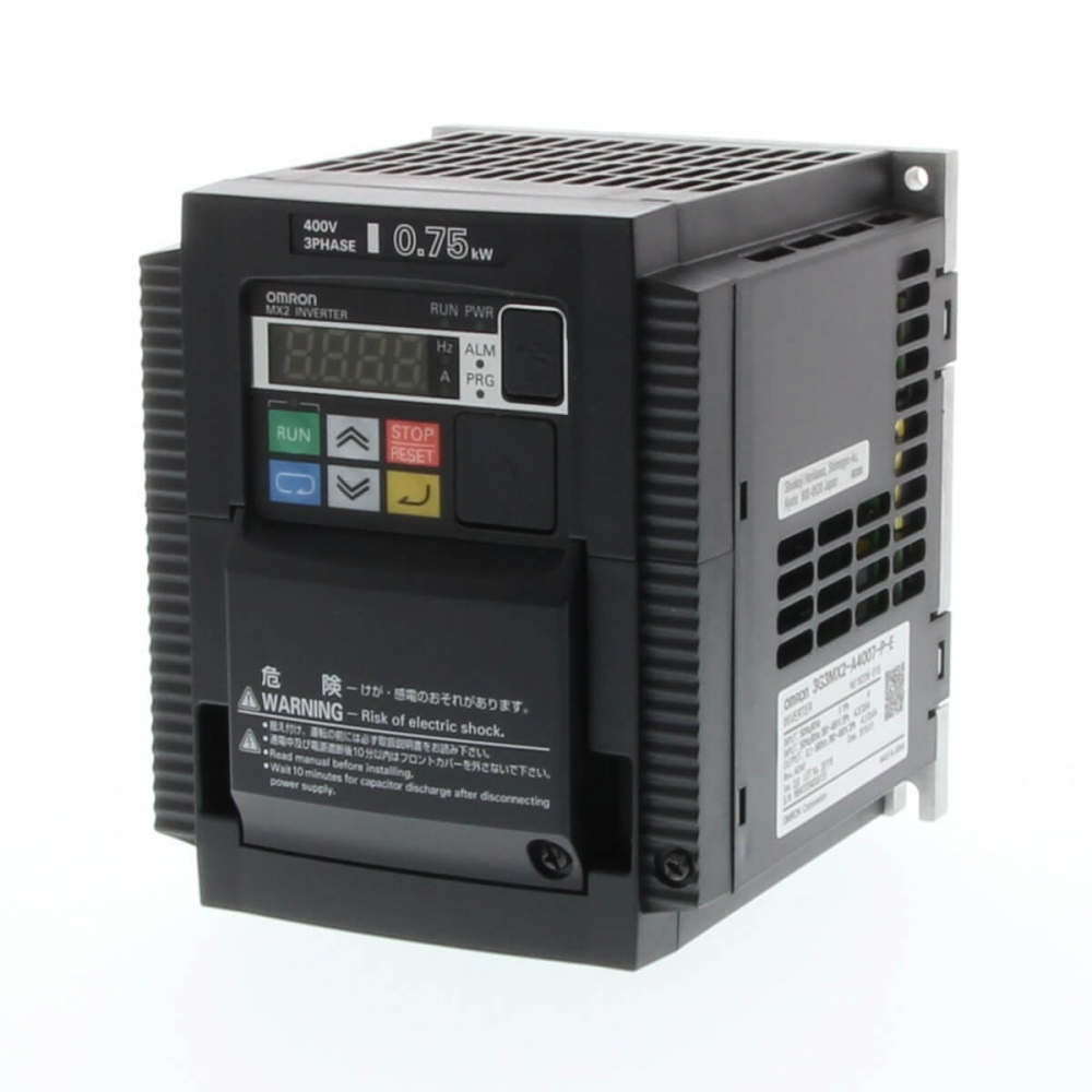 Convertizor de frecventa 3G3MX2, 0.75/1.5 kW (HD/ND), 3.4/4.1 A (HD/ND), 400 VAC,  3~ intrare, control vectorial [1]