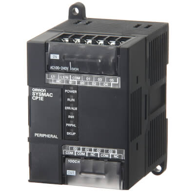 PLC, alimentare 24 VDC , 6 intrari x 24 VDC , 4 x NPN iesire 0.3 A, program 2k pasi +memorie de date 2k cuvinte [1]