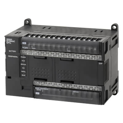 PLC, alimentare 24 VDC, 24 intrari x 24 VDC, 16 x PNP iesire 0.3 A, program 10k pasi +memorie de date 32k cuvinte [1]