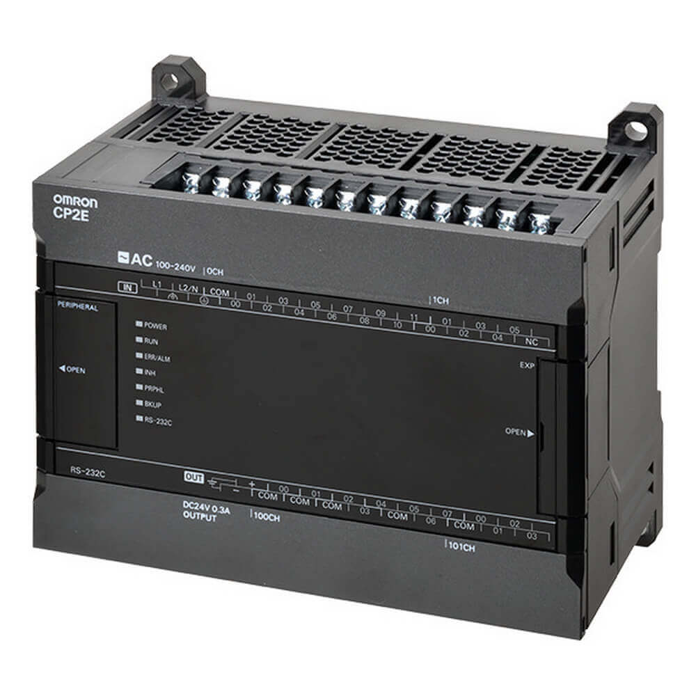 CP2E PLC compact - Tip Esential; 18 DI, 12DO; iesire cu releu; putere de alimentare 220 VAC; memorie de program 4k pasi [1]