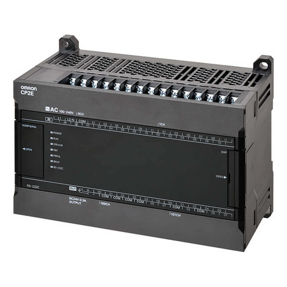 CP2E PLC compact - Tip Esential; 24 DI, 16 DO; iesire cu releu; putere de alimentare 220 VAC; memorie de program 4k pasi [1]