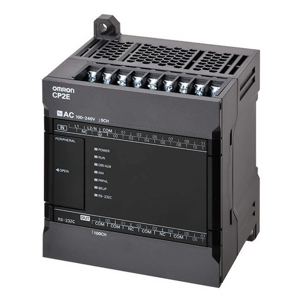 CP2E PLC compact - Tip Esential; 12 DI, 8DO;  iesire cu releu; putere de alimentare 220 VAC; memorie de program 4k pasi [1]