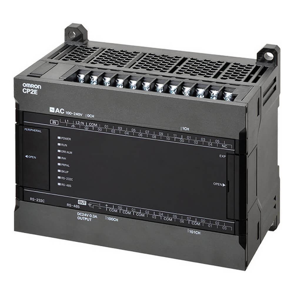 CP2E PLC compact - Tip Standard; 18 DI, 12DO; iesire PNP; putere de alimentare 24 VDC; memorie de program 8k pasi [1]