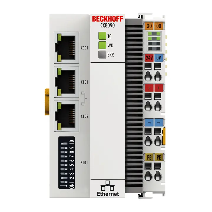 CX8090, PC industrial pe șină DIN [1]