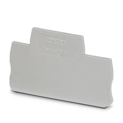 D-STTB 2,5, Capac de capăt, adâncime: 39,7 mm, lățime: 2,2 mm, înălțime: 67,6 mm, culoare: gri [1]
