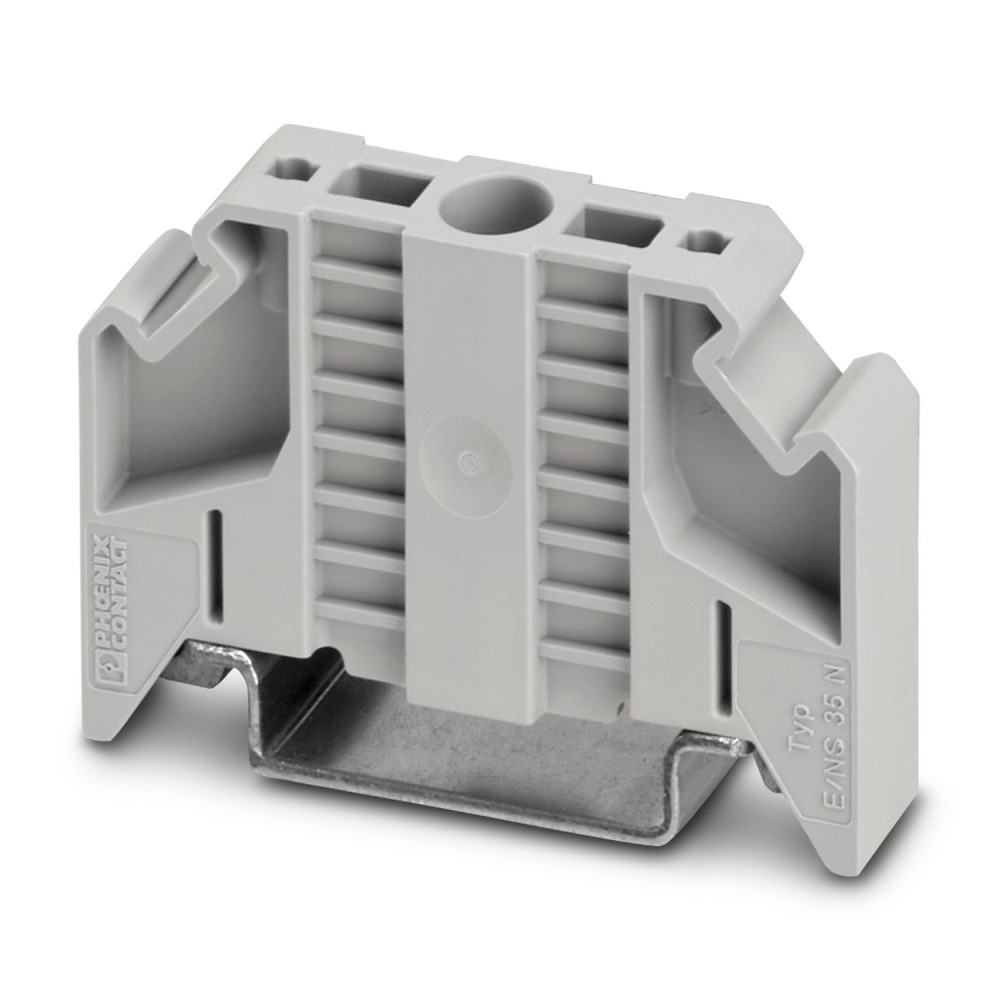 E/NS 35 N, Clemă de capăt, lățime: 9,5 mm, gri [1]