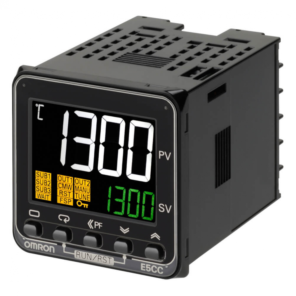 Controler temperatura 1/16 DIN (48x48 mm), 1 iesire releu, 3 AUX, 100-240 VAC [1]