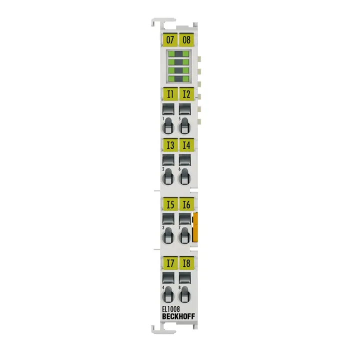 EL1008, Terminal EtherCAT, intrari digitale cu 8 canale, 24 V DC, 3 ms         [1]