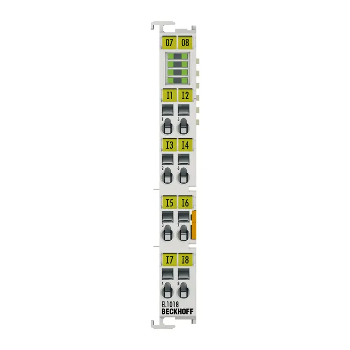 EL1018, Terminal EtherCAT, intrari digitale cu 8 canale, 24 V DC, 10 µs        [1]
