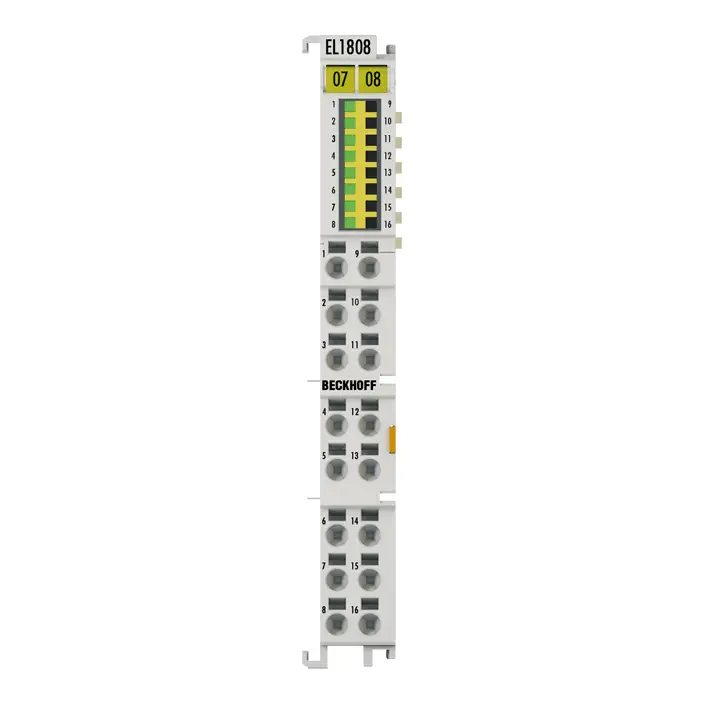 EL1808, Terminal EtherCAT, intrari digitale cu 8 canale, 24 V DC, 3 ms            [1]