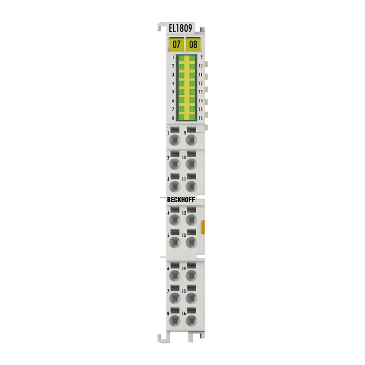 EL1809, Terminal EtherCAT, intrari digitale cu 16 canale, 24 V DC, 3 ms      [1]