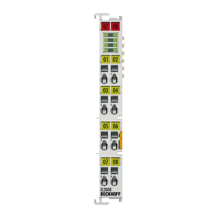 EL2008, Terminal EtherCAT, iesiri digitale cu 8 canale, 24 V DC, 0.5 A       [1]