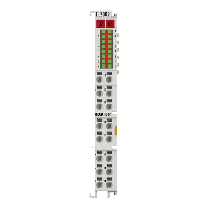 EL2809, Terminal EtherCAT, ieșire digitală cu 16 canale, 24 V DC, 0,5 A [1]