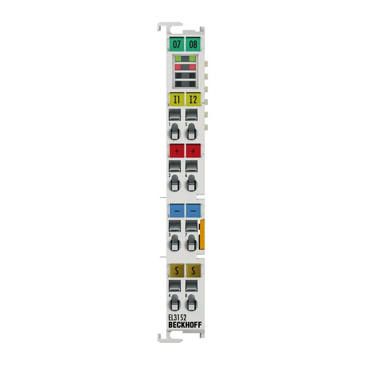 EL3152, Terminal EtherCAT, intrare analogică cu 2 canale, 16 biți [1]