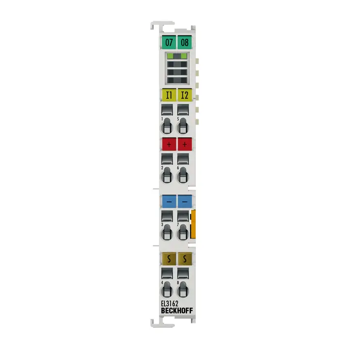 EL3162, Terminal EtherCAT, intrare analogică cu 2 canale, 16 biți        [1]