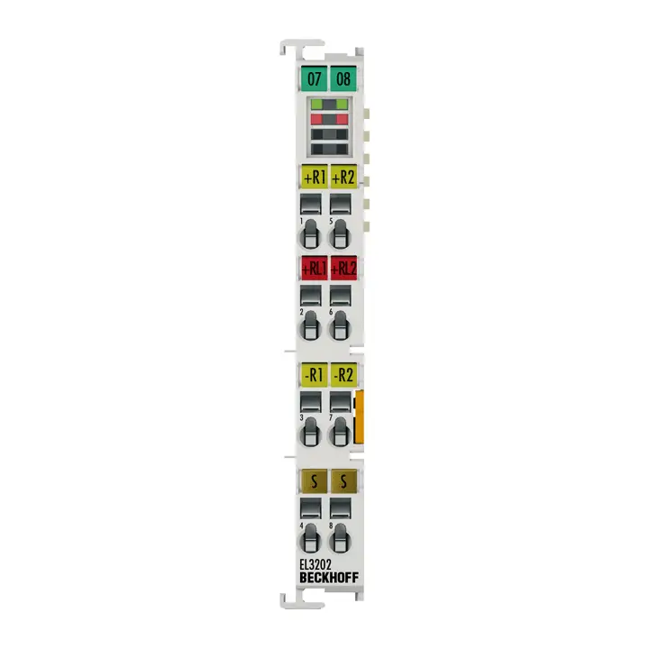 EL3202, Terminal EtherCAT, intrare analogică cu 2 canale, 16 biți      [1]