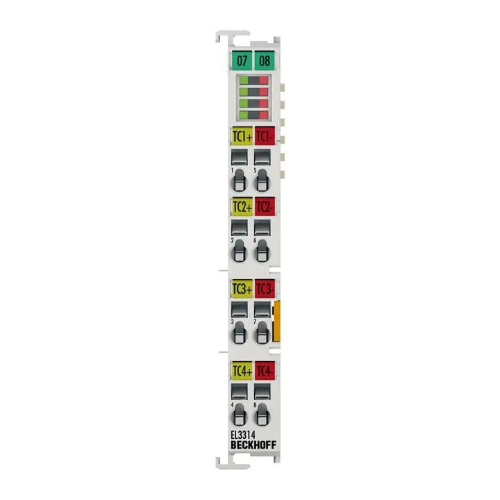 EL3314, Terminal EtherCAT, intrare analogică cu 4 canale, 16 biți     [1]