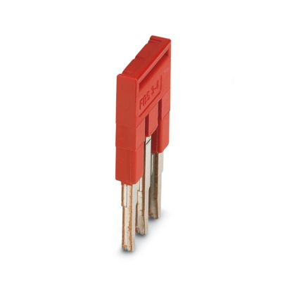 FBS 3-4, Punte de conectare, pas: 4,2 mm, număr de poziții: 3, culoare: roșu [1]