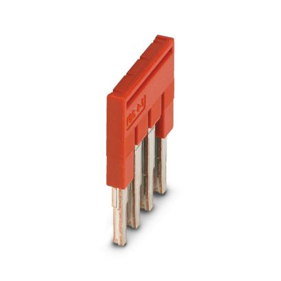FBS 4-5, Punte de conectare, pas: 5,2 mm, număr de poziții: 4, lungime: 23 mm, culoare: roșu [1]