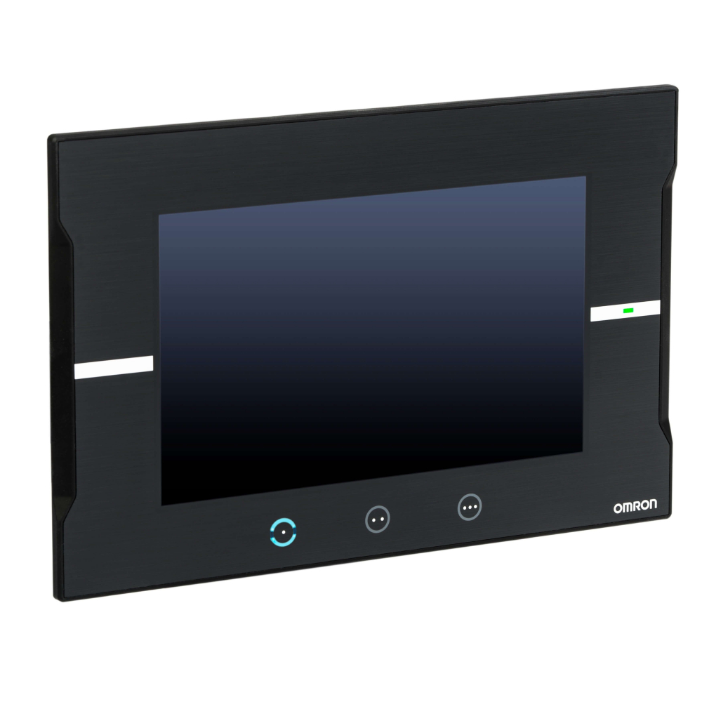 HMI, ecran cu latimea de 9 inch, TFT LCD, culoare 24 biti, rezolutie 800x480, culoarea ramei: negru [1]